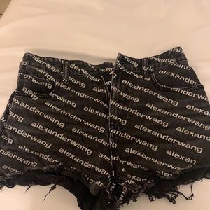 Alexander Wang Logo Shorts
